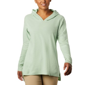 Columbia Longer Days, Sudaderas Con Capucha Verde Menta Para Mujer | 603291-SVE